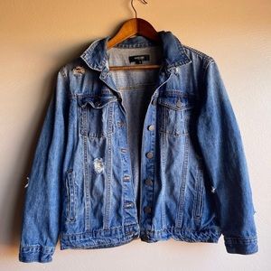 Distressed Jean Jacket